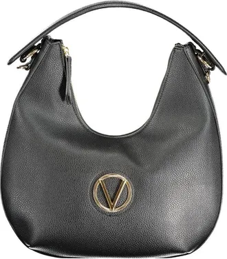 Mario Valentino Black Polyurethane Women Shoulder Womens Bag