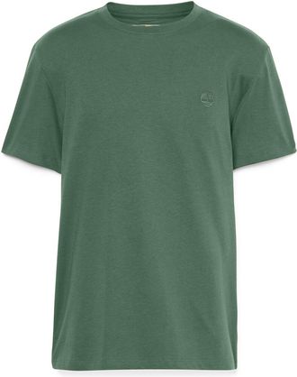 Timberland T-Shirt TIMBERLAND DUNSTAN RIVER Short Sleeve Tee, Herren, Gr. XXL, myrtle, Single Jersey, Obermaterial: 100% Baumwolle, Rundhals, Shirts T-Shirt