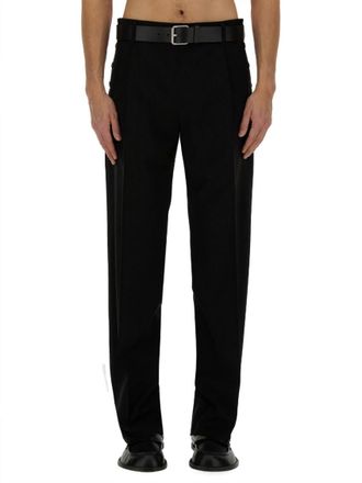 Moschino Black Flat Front Pants