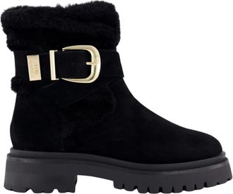 Steve Madden Lodge Booty in Zwart - Dames - Winterlaarzen - Zwart - 39 EU - Schoenen