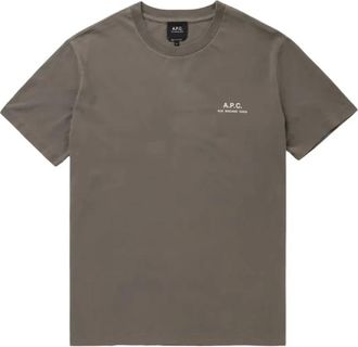 A.P.C. Rue Madame T-shirt - Heren - T-shirts - Grijs - S - Katoen - Tops
