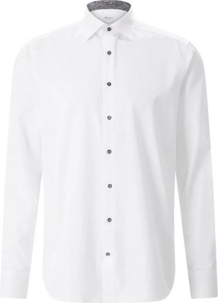 Stenstr&ouml;ms Formele Overhemden - Heren - Zakelijke Overhemden - Wit - 3XL - Katoen - Overhemden