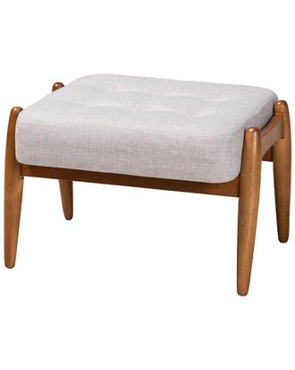 Baxton Studio Jeanine Japandi Ottoman Footstool