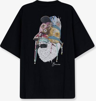 Barrow Mens T-Shirt Cotton Black T-Shirts And Polos