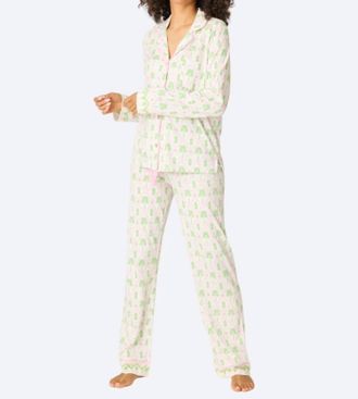 PJ Salvage Playful Palms Pj Set In Ivory