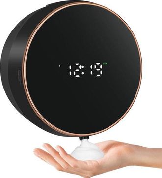 OEM Dispensador De Jab&oacute;n, Negro, 1 Pieza, Montaje Autom&aacute;tico En Pared, Dispensador De Jab&oacute;n El&eacute;ctrico, Sensor, Pl&aacute;stico, Ba&ntilde;o, Dispensador De Espuma