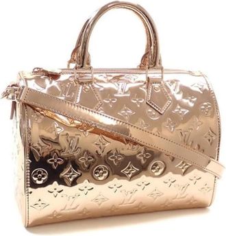 Louis Vuitton Pre-owned Monogram Miroir Handbag - Dames - Vintage Handtas - Geel - ONE Size - Vintage