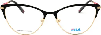 Fila VFI187 Cat-Eye Metal Eyeglasses - Black