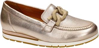 Gabor 62.415.62 Penny Loafer - Dames - Loafers - Geel - 37 1/2 EU - Leer - Schoenen