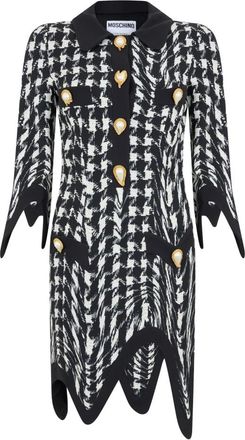 Moschino Asymmetrische Jurk - Dames - Kleedjes - Veelkleurig - S - Leer - Kleedjes