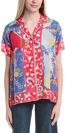 Johnny Was Liberty Silk Shirt