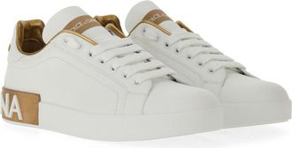 Dolce & Gabbana Portofino Sneakers - Gold
