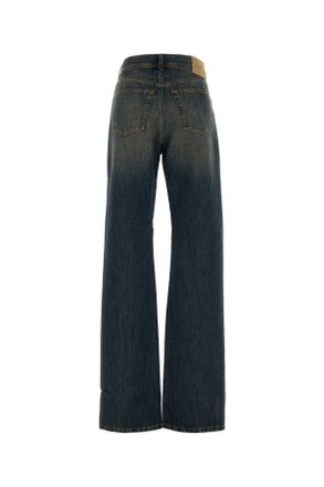 Fendi Stone Wash Denim Jeans - Blue