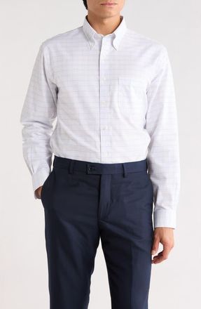 Brooks Brothers Regular Fit Check Button-Down Shirt in Multi Stripe at Nordstrom Rack, Size 16.5 - 34/35