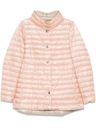Herno quilted reversible jacket - women - Polyamide/Goose Down/Polyamide/Goose Feather - 40 - Pink