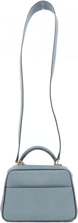 Valextra Leather Handbag Shoulder Bag (Pre-Owned)