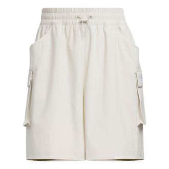 adidas (WMNS) adidas Cargo Loose Water Repellent Pockets Shorts Gray White IS7408