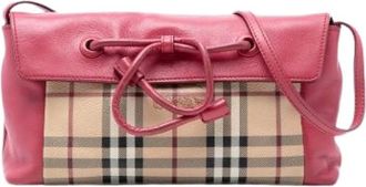 Burberry Pre-owned Cross Body Bags, female, Multicolor, Size: ONE SIZE Pre-owned The Leah Crossbody Bag
