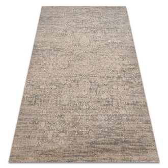 RugsX Rugsx - Alfombra Wool Jade 45008/110 Ornamento Beige / Azul Oscuro Osta Beige 85x160 Cm