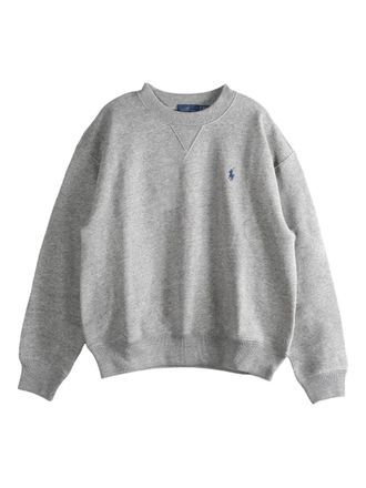 Polo Ralph Lauren Sweater met geborduurd logo - Grijs