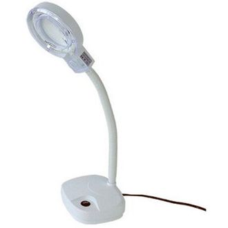Trade Shop Trade Shop - Lampada Neon Da Tavolo Con Lente Di Ingrandimento Professionale Flessibile 3d 8d