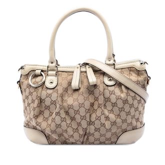Gucci Pre-owned Gucci GG Canvas Sukey Satchel Ladies 8C9PIUL8BZOUBMAJ