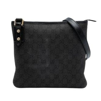 Gucci Pre-owned Cross Body Bags, female, Black, Size: ONE SIZE Pre-owned Denim Crossbody Bag
