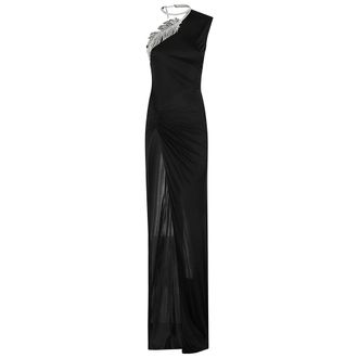 DAVID KOMA David Koma, Dames, Jurken, Zwart, Maat: 2XS Viscose