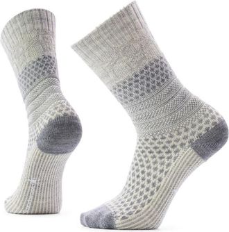 Smartwool Everyday Cozy Popcorn Cable Crew Socks Multifunktionssocken f&uuml;r Damen | grau