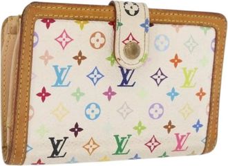 Louis Vuitton Pre-owned Wallets, female, Multicolor, Size: ONE SIZE Pre-owned Canvas Wallet