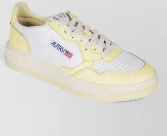 Autry leather paneled low-top sneakers