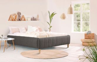 ANDAS Polsterbett »Tarje« in 5 Breiten, auch in Überlänge 220 cm, incl. Roll-Lattenrost