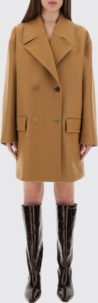 Moschino Coat MOSCHINO COUTURE Woman color Beige