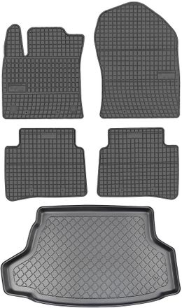OEM Toyota Prius Iv Xw50 Hatchback Desde Febrero De 2017. Juego De Alfombrillas De Goma Para Coche Y Alfombrilla Para Maletero