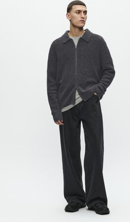 Wood Wood Vest WWAndy Casual fit black offwhite