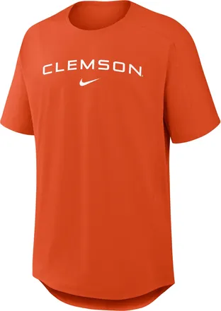 Nike Clemson Premium Performance Golf Club Nike Mens College Top in Orange | 04SG89MCLN-0NK