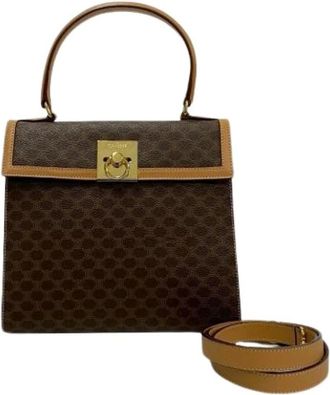 Celine Pre-owned Handbags, female, Brown, Size: ONE SIZE Pre-owned Plastic celine-bags