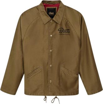Deus Silos Mechanic Jacket - Heren - Zomerjassen - Bruin - M - Katoen - Jassen