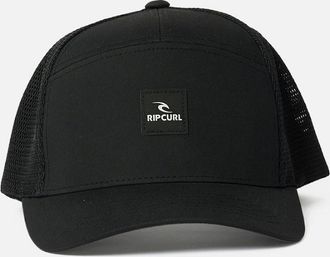 Rip Curl Mens Rip Curl Mens Vaporcool Flexfit Snapback Trucker Cap - Black - Size: ONE size