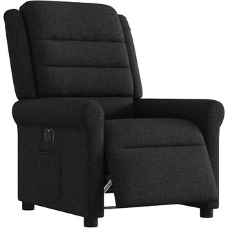 vidaXL Vidaxl - Sill&oacute;n Reclinable El&eacute;ctrico De Tela Negro