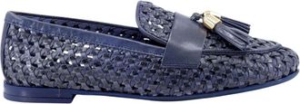 Frau Mocassin - Dames - Loafers - Blauw - 37 EU - Leer - Schoenen