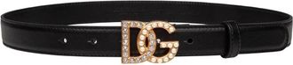 Dolce & Gabbana Dames, Accessoires, Zwart, Maat: 85 CM Leer