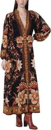 Farm Rio FARM Rio, Maxi Dresses, female, Multicolor, Size: S Maxi Dress