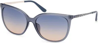 Guess Blue Resin Womens Sunglasses