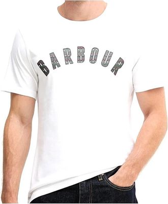 Barbour T-Shirt - Heren - T-shirts - Wit - XL - Tops