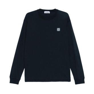 Stone Island Stone Island T-shirts en Poloshirts - Heren - Sweatshirts & Hoodies - Blauw - Maat: 2XL