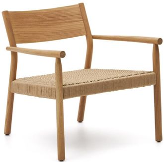 K Home Hochwertiger Massivholz Design Sessel Xalla mit Armlehnen - Eiche Natur Archiviert