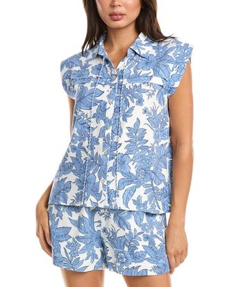 Fate Linen-Blend Top