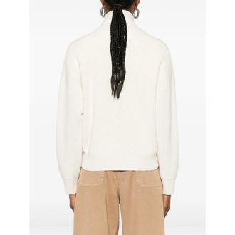 Brunello Cucinelli Cashmere Wrap Cardigan - White