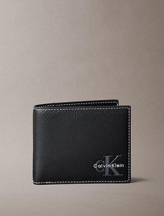 Calvin Klein Billetera Plegada Con Logo Monograma Y Monedero
